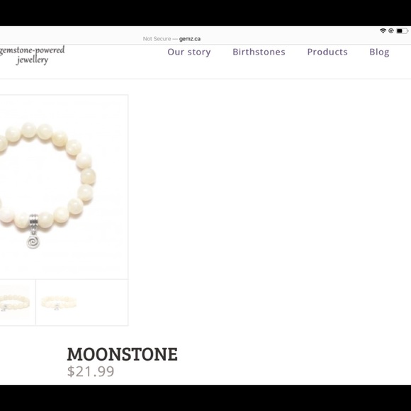 NWT 2 moonstone gem bracelets - Picture 10 of 11